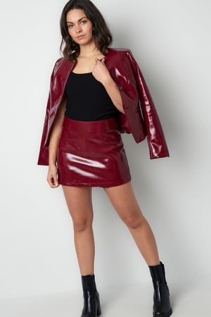 Trendy PU skort h5 Picture7